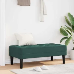 Bank met kussen 113 x 57 x 39 cm Fluweel>vidaXL New