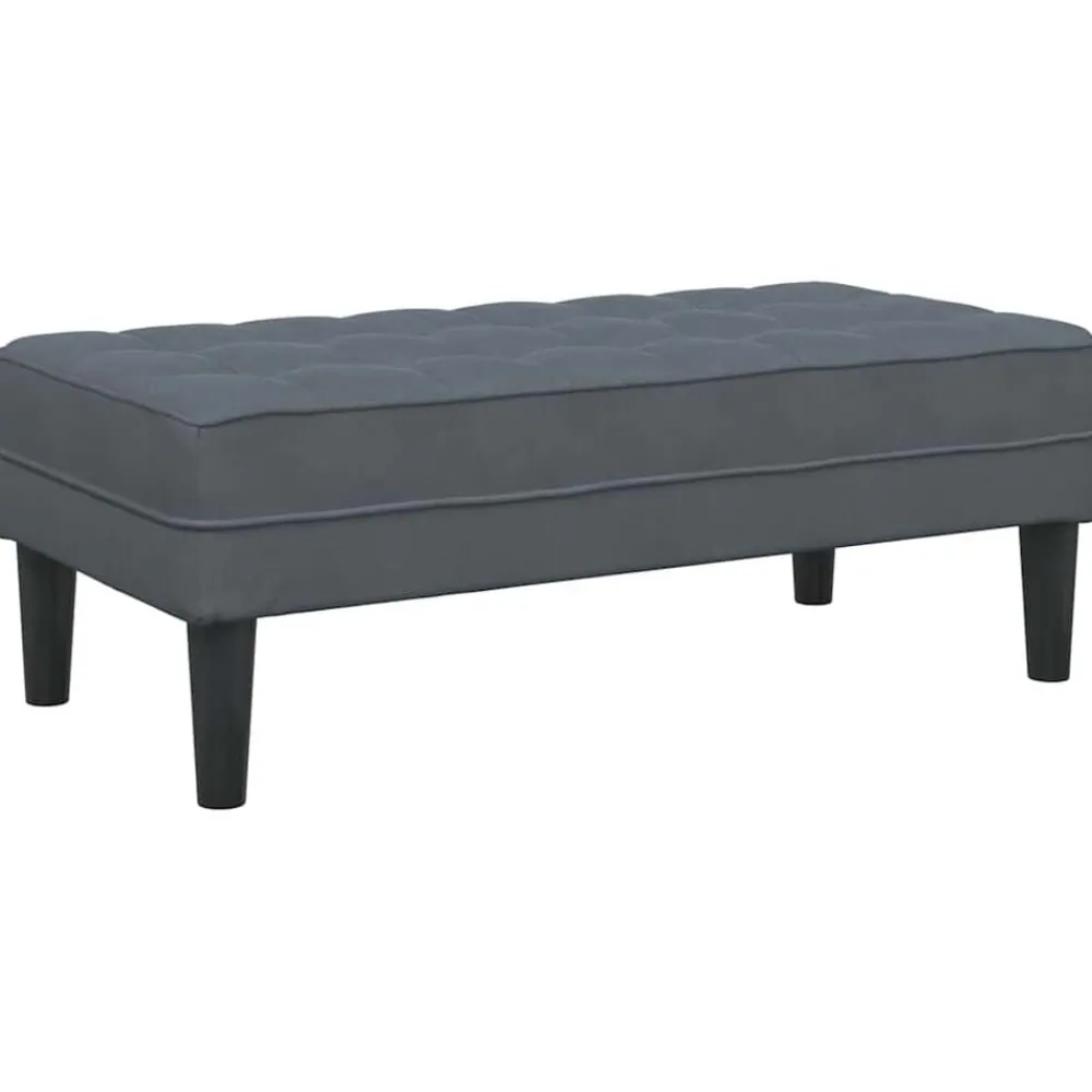 Bank met kussen 113 x 57 x 39 cm Fluweel>vidaXL Discount