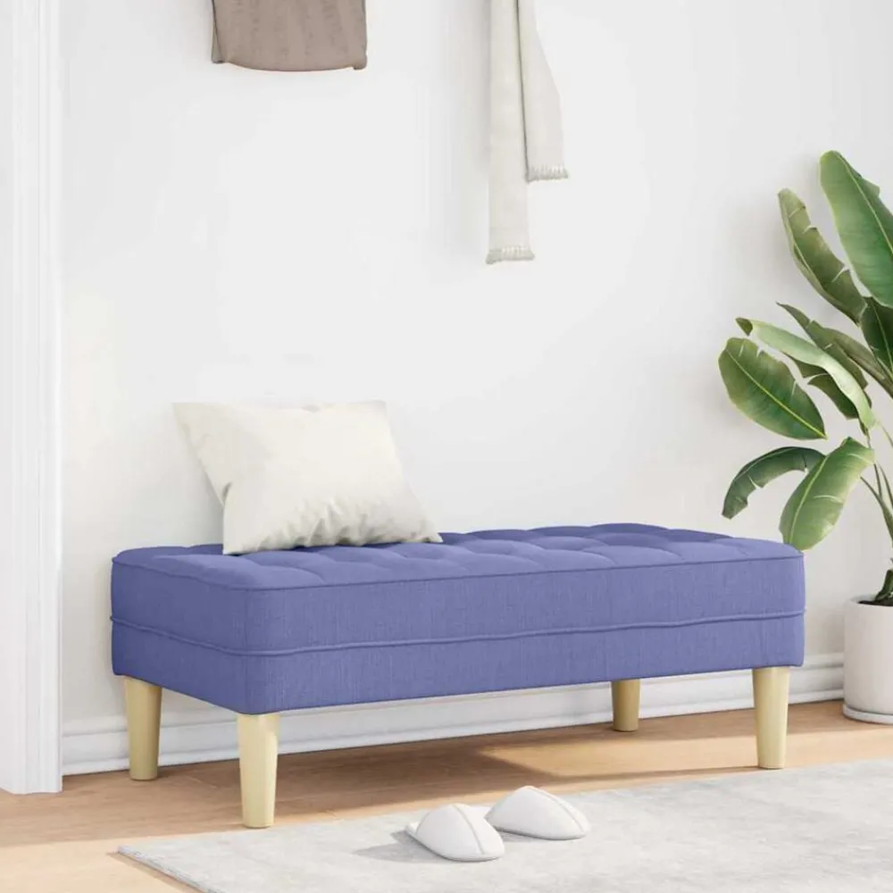 Bank met kussen 113 x 57 x 39 cm Stof>vidaXL Sale