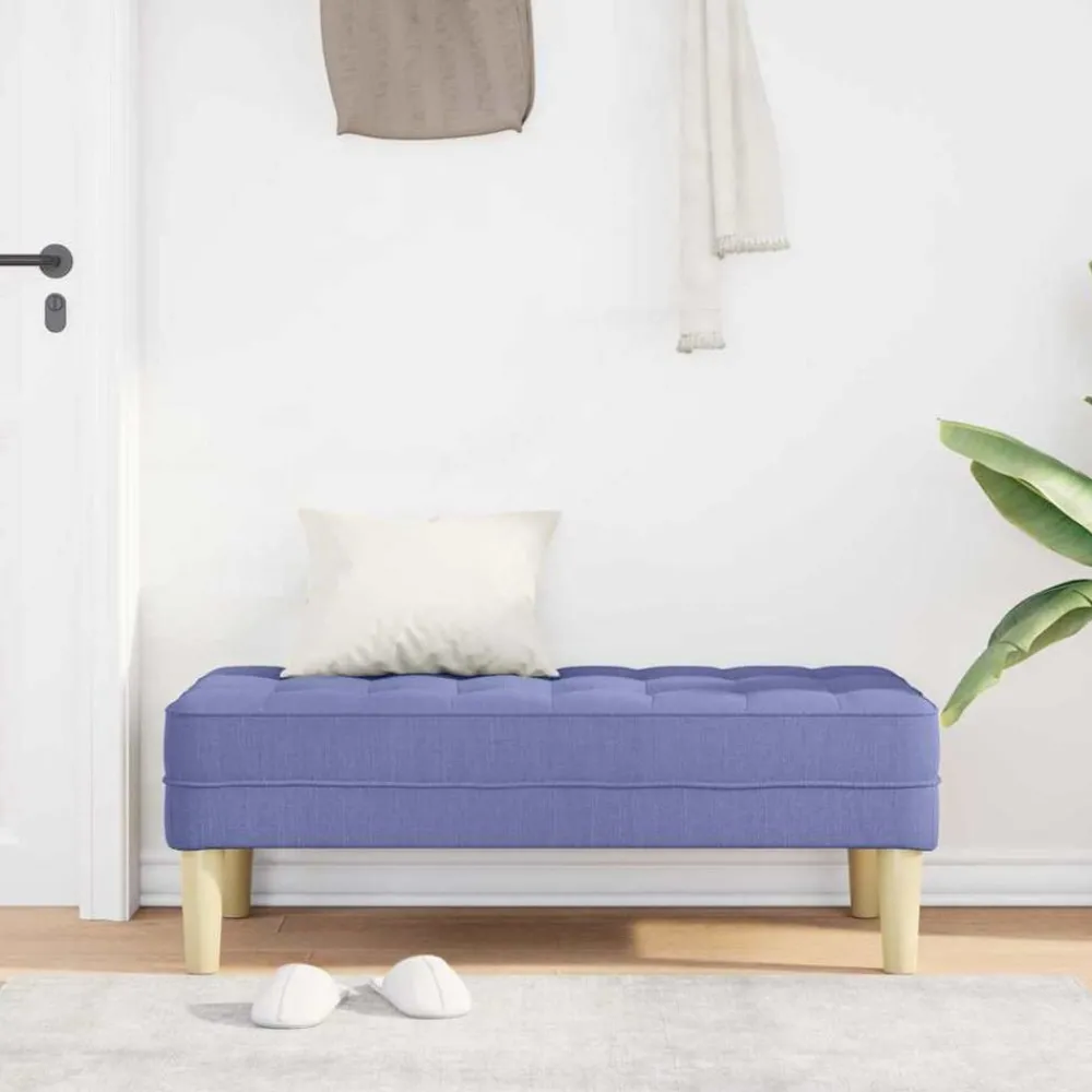 Bank met kussen 113 x 57 x 39 cm Stof>vidaXL Sale