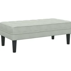 Bank met kussen 113 x 57 x 39 cm Fluweel>vidaXL
