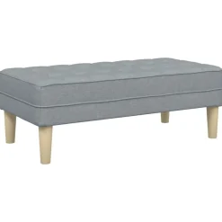 Bank met kussen 113 x 57 x 39 cm Stof>vidaXL