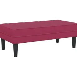 Bank met kussen 113 x 57 x 39 cm Fluweel>vidaXL Best