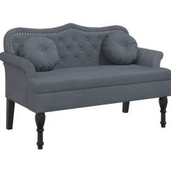 Bank met kussens 120,5x65x75 cm fluweel>vidaXL Sale