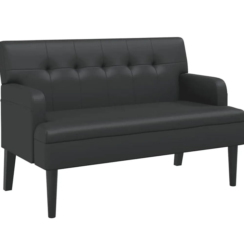 Bank met rugleuning 112x65,5x75 cm kunstleer>vidaXL Online