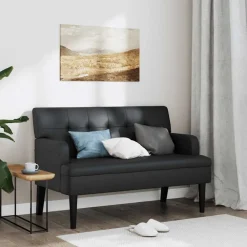 Bank met rugleuning 112x65,5x75 cm kunstleer>vidaXL Online