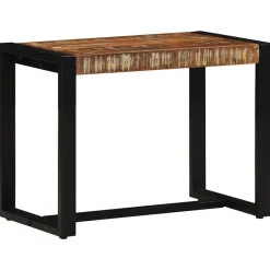 Bankjes*vidaXL Bank Multicolor 60x35x45 cm Massief Hout Hergebruikt