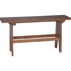 Bankjes*vidaXL Bank Naturel 100 x 30 x 51 cm Massief gerecycled hout
