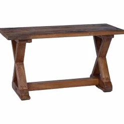 Bankjes*vidaXL Bank Naturel 85 x 35 x 46 cm Massief gerecycled hout