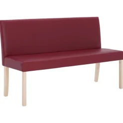 Bankje 139,5 cm kunstleer wijn>vidaXL Discount
