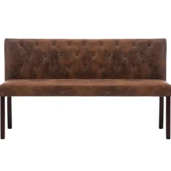 Bankje 148,5 cm kunstsuède><noscript><img width=