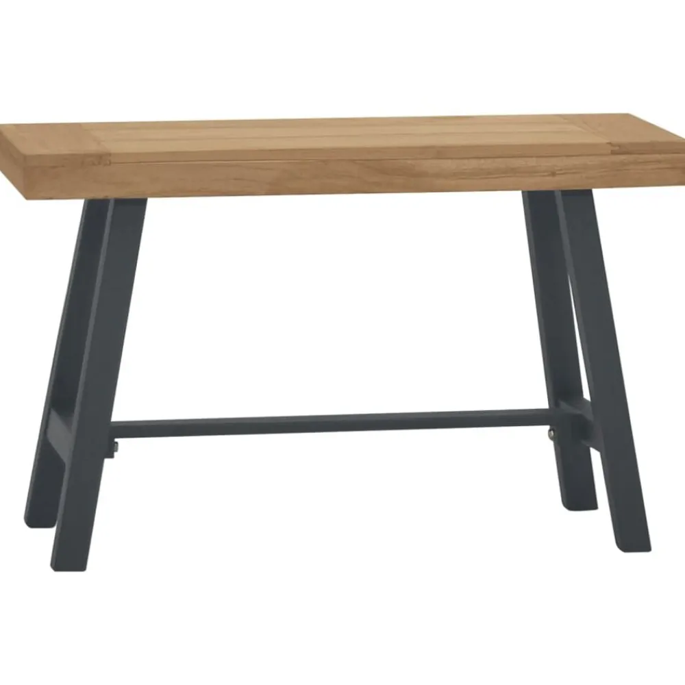 Bankje 80 cm massief teakhout>vidaXL Sale