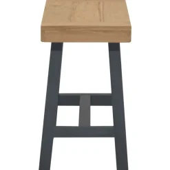 Bankje 80 cm massief teakhout><noscript><img width=