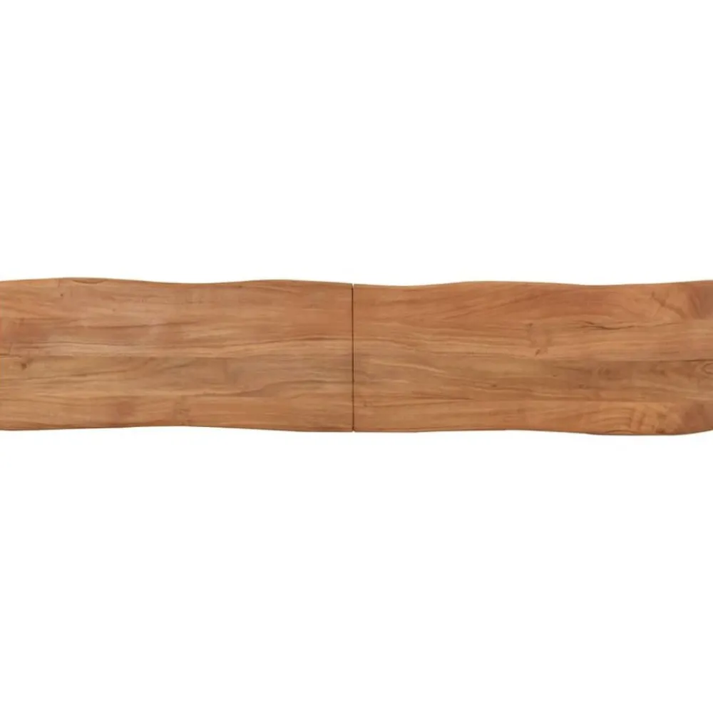 Bankje 160 cm massief acaciahout en staal>vidaXL Best
