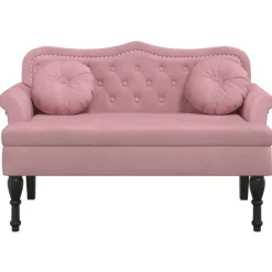 Bankje met kussens 120,5x65x75 cm fluweel><noscript><img width=