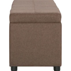 Bankje met opbergvak 116 cm polyester><noscript><img width=