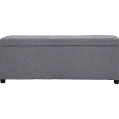 Bankje met opbergvak 116 cm polyester>vidaXL Discount