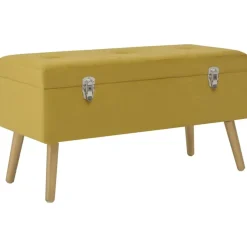Bankje met opbergvak 80 cm fluweel>vidaXL New