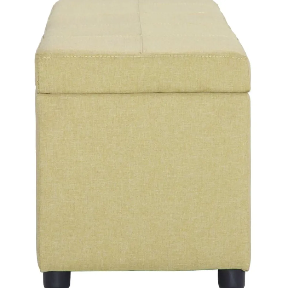 Bankje met opbergvak 116 cm polyester>vidaXL Online
