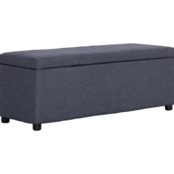 Bankje met opbergvak 116 cm polyester>vidaXL Online