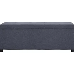 Bankje met opbergvak 116 cm polyester>vidaXL Online