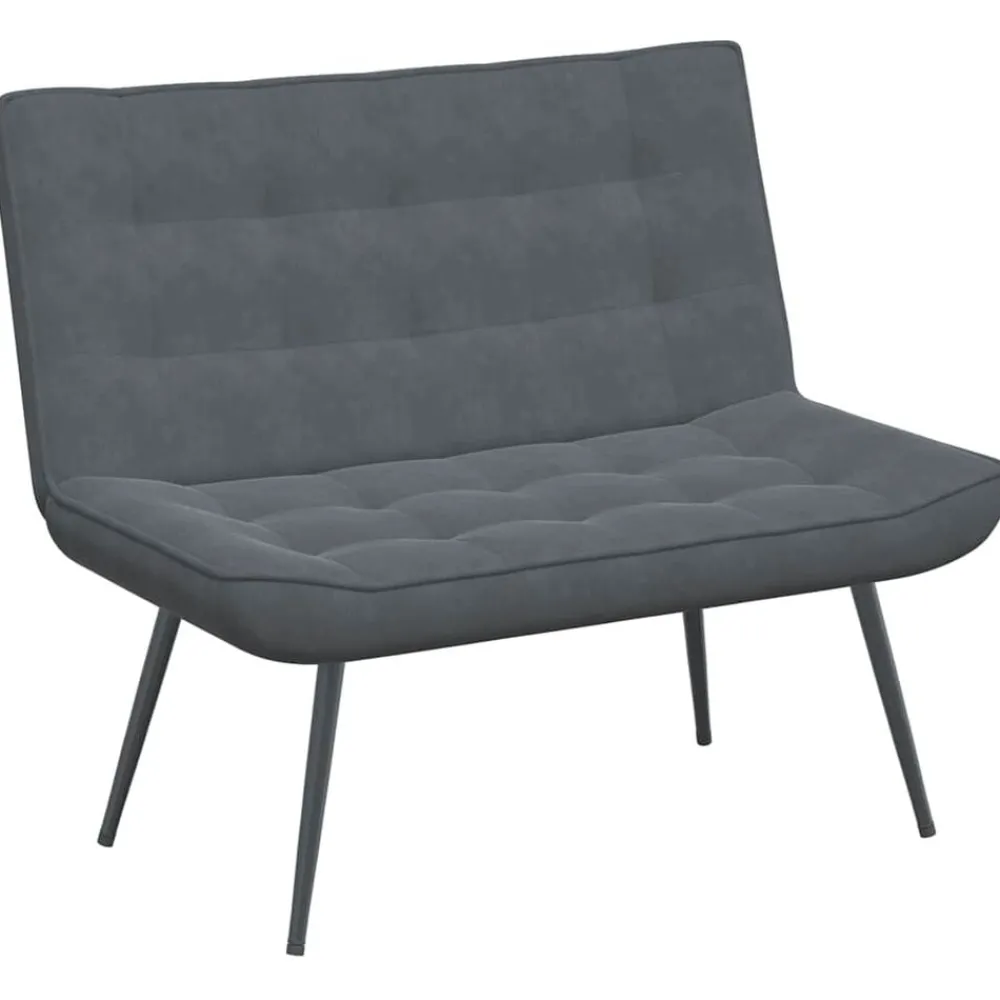 Bankje 110x74x84 cm fluweel>vidaXL Best