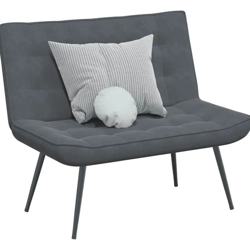 Bankje 110x74x84 cm fluweel>vidaXL Best