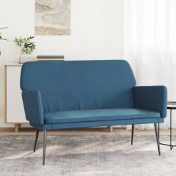 Bankjes*vidaXL Bankje 108x79x79 cm fluweel Blauw