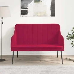 Bankje 110x76x80 cm fluweel>vidaXL