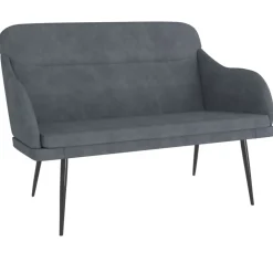 Bankje 110x76x80 cm fluweel>vidaXL Outlet