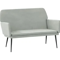 Bankje 108x79x79 cm fluweel>vidaXL Outlet