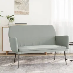 Bankje 108x79x79 cm fluweel>vidaXL Outlet