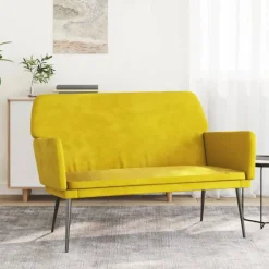 Bankje 108x79x79 cm fluweel>vidaXL Hot