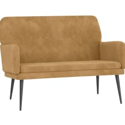 Bankje 108x79x79 cm fluweel>vidaXL Best