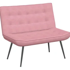 Bankjes*vidaXL Bankje 110x74x84 cm fluweel Roze