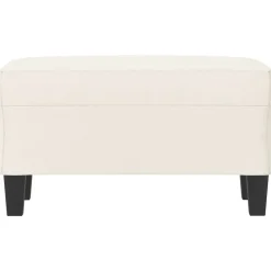 Bankjes*vidaXL Bankje 70x35x41 cm kunstleer crèmekleurig crème