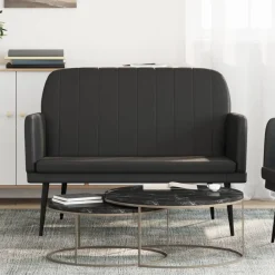 Bankjes*vidaXL Bankje 107x80x81 cm kunstleer Zwart