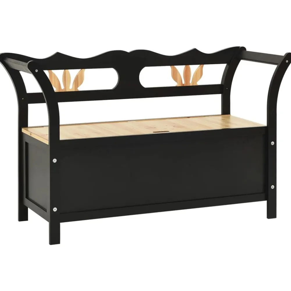 Bankje 107x45x75,5 cm massief vurenhout>vidaXL New
