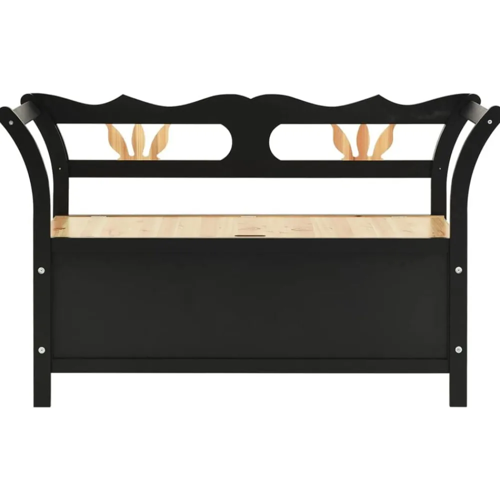 Bankje 107x45x75,5 cm massief vurenhout>vidaXL New