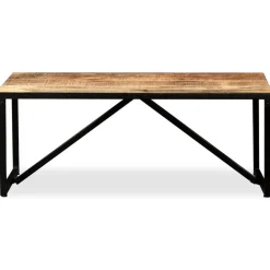 Bankjes*vidaXL Bankje 110x35x45 cm massief mangohout Bruin