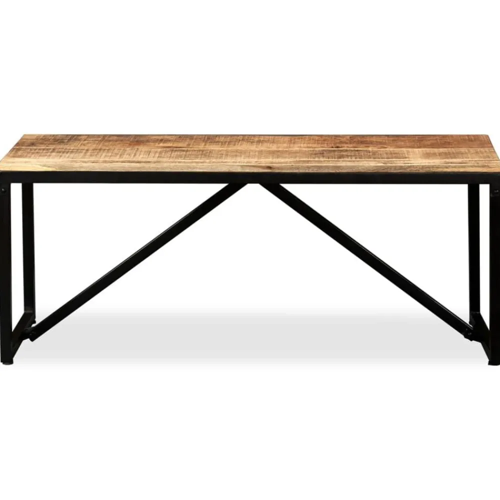 Bankjes*vidaXL Bankje 110x35x45 cm massief mangohout Bruin