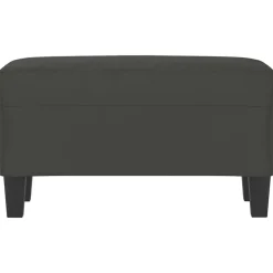 Bankjes*vidaXL Bankje 70x35x41 cm microvezelstof Donkergrijs