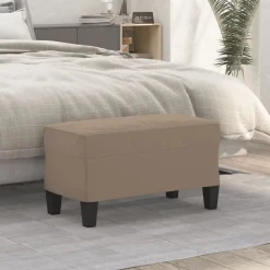 Bankjes*vidaXL Bankje 70x35x41 cm microvezelstof Taupe