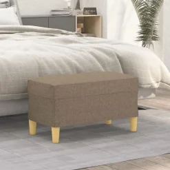 Bankjes*vidaXL Bankje 70x35x41 cm stof Taupe
