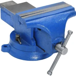 Gereedschap*vidaXL Bankschroef 150 mm gietijzer blauw
