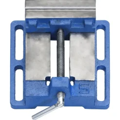 Bankschroef voor kolomboormachine 121 mm gietijzer blauw><noscript><img width=