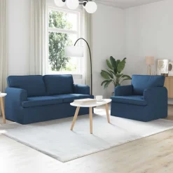 Bankstel 2 pcs 162 x 80 x 85 cm Stof>vidaXL Outlet