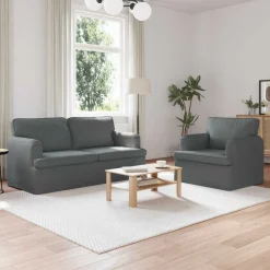 Bankstel 2 pcs 162 x 80 x 85 cm Stof>vidaXL Best