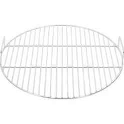 Barbecuerooster met handgrepen rond Ø44,5 cm 304 roestvrijstaal>vidaXL Best