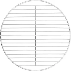Keuken & Eetkamer*vidaXL Barbecuerooster rond Ø34,5 cm 304 roestvrij staal